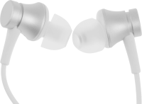 Гарнитура внутриканальные Xiaomi Mi In-Ear Basic 1.25м серебристый проводные в ушной раковине (ZBW4355TY/HSEJ03JY)