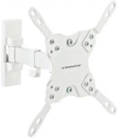 Кронштейн для телевизора Ultramounts UM864W белый 13"-42" макс.20кг настенный поворотно-выдвижной и наклонный