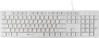 Клавиатура Оклик 500M белый USB slim Multimedia