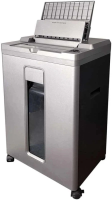 Шредер Office Kit SA200 (1,9х10) серый/черный с автоподачей (секр.P-5) фрагменты 200лист. 23лтр. пл.карты