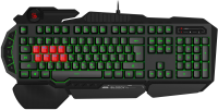 Клавиатура A4Tech Bloody B318 черный USB Multimedia for gamer LED (подставка для запястий)