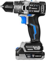 Дрель-шуруповерт Deko Sharker 20V аккум. патрон:быстрозажимной (063-4037)