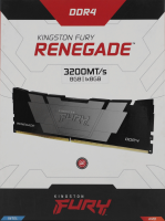 Память DDR4 8GB 3200MHz Kingston KF432C16RB2/8 Fury Renegade Black RTL Gaming PC4-25600 CL16 DIMM 28