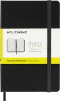 Блокнот Moleskine CLASSIC MM712 Pocket 90x140мм 192стр. клетка твердая обложка черный