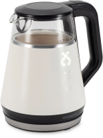 Чайник Hyundai HYK-G3013 1.7л. 2200Вт белый/черный (стекло)