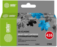 Картридж струйный Cactus CS-CLI426C CLI-426C голубой (8.4мл) для Canon Pixma MG5140/5240/6140/8140/MX884