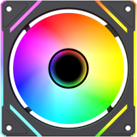 Вентилятор для корпуса Bloody BD-CF120ARGB2 ARGB 120х120x25 черный 4-pin 26дБ (BD-CF120ARGB2-BK) Ret