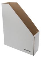 Лоток вертикальный Silwerhof ЛВ-75БЕЛЫЙ микрогофрокартон корешок 75мм A4 325x250x75мм белый