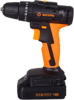 Дрель-шуруповерт Вихрь ДА-18Л-2КУ/Б аккум. патрон:быстрозажимной (кейс в комплекте) (72/14/23)