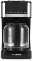 Кофеварка капельная Hyundai HYD-1212 1050Вт черный/серебристый