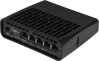Роутер беспроводной MikroTik hAP ax2 (C52IG-5HAXD2HAXD-TC) AX1800 10/100/1000BASE-TX черный