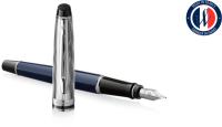 Ручка перьев. Waterman Expert L`Essence du Bleu (CW2166426) LaqBlue CT F сталь нержавеющая подар.кор.