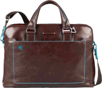 Сумка Piquadro Blue Square CA3335B2/MO коричневый натур.кожа