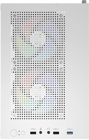 Корпус Aerocool CS-111 белый без БП mATX 5x120mm 2xUSB2.0 1xUSB3.0 audio