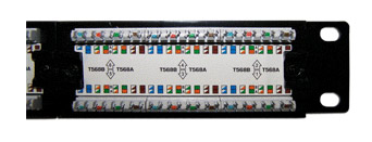 Патч-панель Lanmaster TWT-PP48UTP/6 19" 2U 48xRJ45 кат.6 UTP