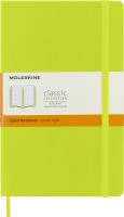 Блокнот Moleskine CLASSIC SOFT QP616C2 Large 130х210мм 192стр. линейка мягкая обложка лайм