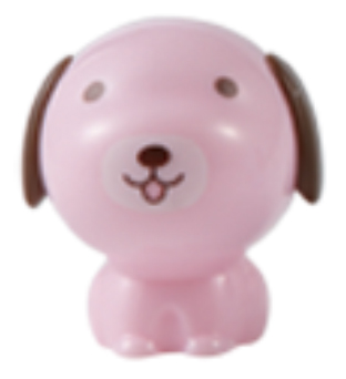 Точилка для карандашей ручная Deli Собачки E0550 1 отверстие пластик блистер