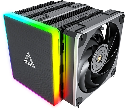 Устройство охлаждения(кулер) Montech Metal DT24 Premium ARGB Soc-AM5/AM4/1200/1700/1851 черный 4-pin 26dB Al+Cu 270W 1600gr Ret