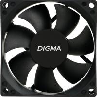 Вентилятор для корпуса Digma DFAN-80 80х80x25 черный 3-pin 4-pin (Molex) 23дБ Ret