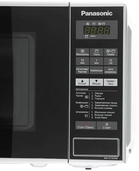 Микроволновая Печь Panasonic NN-GT264MZPE 20л. 800Вт серебристый/черный