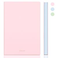 Блокнот Deli 22283LT-PINK 210х143мм искусст. кожа 96л светло-розовый