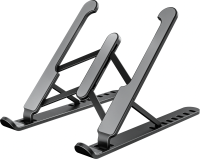 Подставка для ноутбука Buro BU-LS100 260x20x60мм 220г пластик ABS черный