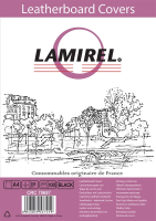 Обложки для переплёта Fellowes A4 250г/м2 черный (100шт) Lamirel LA-7868701 (LA-78687)