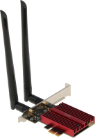 Сетевой адаптер Wi-Fi + Bluetooth Cudy WE3000S АХ5400 PCI Express (ант.внеш.съем) 2ант.