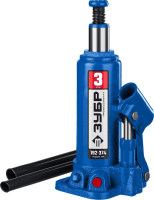 Домкрат Зубр Профессионал 43060-3_z01 бутылочный гидравлический синий/черный