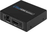 Сплиттер аудио-видео Premier 5-872-2 HDMI (f)/2хHDMI (f) черный