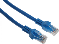 Патч-корд PP6U-0.25M/B 10000G UTP 4 пары cat6 CCA molded 0.25м синий RJ-45 (m)-RJ-45 (m)