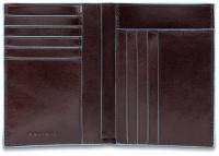 Кошелек мужской Piquadro Blue Square PU1393B2/MO красное дерево натур.кожа