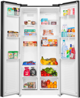 Холодильник Maunfeld MFF177NFBE черный (двухкамерный)