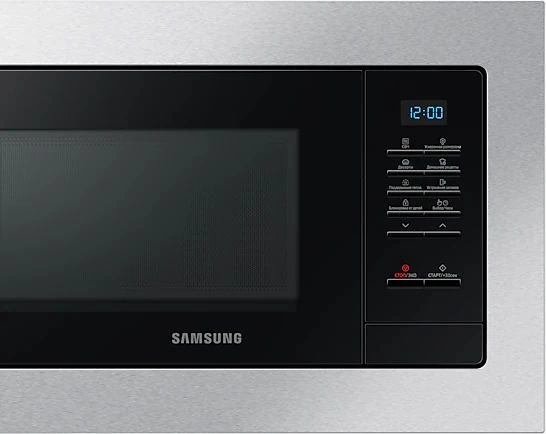 Микроволновая печь Samsung MS20A7013AT/BW 20л. 850Вт нержавеющая сталь/черный (встраиваемая)