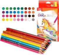 Набор карандашей цв. Deli EC132-36 ColoRun 36цв. коробка/европод. (36шт)