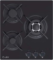Газовая варочная поверхность Lex GVG 433 BBL черный