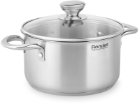 Кастрюля Rondell Merkur RDS-1224 5.1л. d=24см (с крышкой) стальной