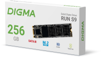 Накопитель SSD Digma SATA III 256Gb DGSR1256GS93T Run S9 M.2 2280