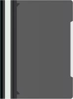 Папка-скоросшиватель Бюрократ -PS-K20BLCK A4 прозрач.верх.лист карм.на лиц.стор. пластик черный 0.12/0.16