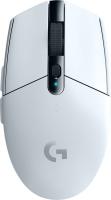 Мышь Logitech G305 Lightspeed белый оптическая 12000dpi беспров. USB 5but (910-005292)