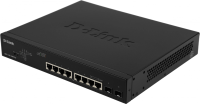 Коммутатор D-Link DGS-1100-10MPPV2/A (L2) 8x1Гбит/с 2SFP 8PoE+ 242W настраиваемый