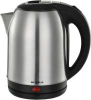 Чайник Supra KES-1823 1.8л. 1500Вт серебристый/черный (металл/пластик)