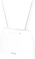 Роутер беспроводной Tenda 4G06 N300 10/100BASE-TX/3G/4G cat.4 белый