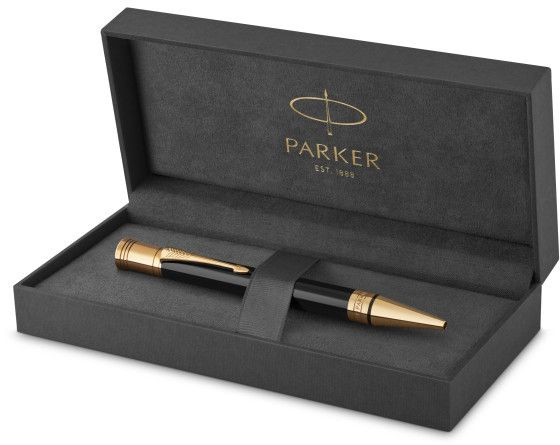 Ручка шариков. Parker Duofold K74 (CW1931386) Black GT M черн. черн. подар.кор.