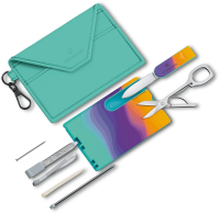 Швейцарская карта Victorinox Swiss Card Classic Sydney Style (0.7100.E222) бирюзовый коробка подароч
