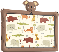 Планшет Digma Kids A10 SC9863A (1.6) 8C RAM2Gb ROM32Gb 10.1" IPS 1280x800 4G 1Sim Android 11.0 Go коричневый 2Mpix 0.3Mpix BT WiFi microSD 128Gb GPRS EDGE 5000mAh 6hr 24hrs