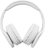 Гарнитура накладные Digma BT-17 белый беспроводные bluetooth оголовье (BT17W)