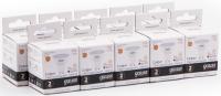 Лампа светодиодная Gauss Elementary MR16 7Вт цок.:GU10 спот 220B 3000K св.свеч.бел.теп. (упак.:10шт) (13617)