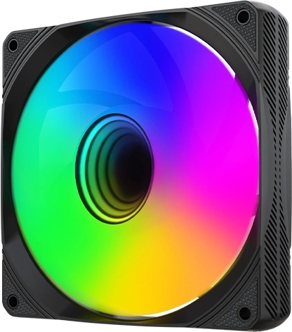 Вентилятор для корпуса Bloody BD-CF120ARGB1 ARGB 120х120x25 черный 4-pin 26дБ (упак.:1шт) (BD-CF120ARGB1-BK) Ret