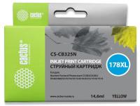 Картридж струйный Cactus CS-CB325N(CS-CB325) №178XL желтый (14.6мл) для HP PS B8553/C5383/C6383/D5463